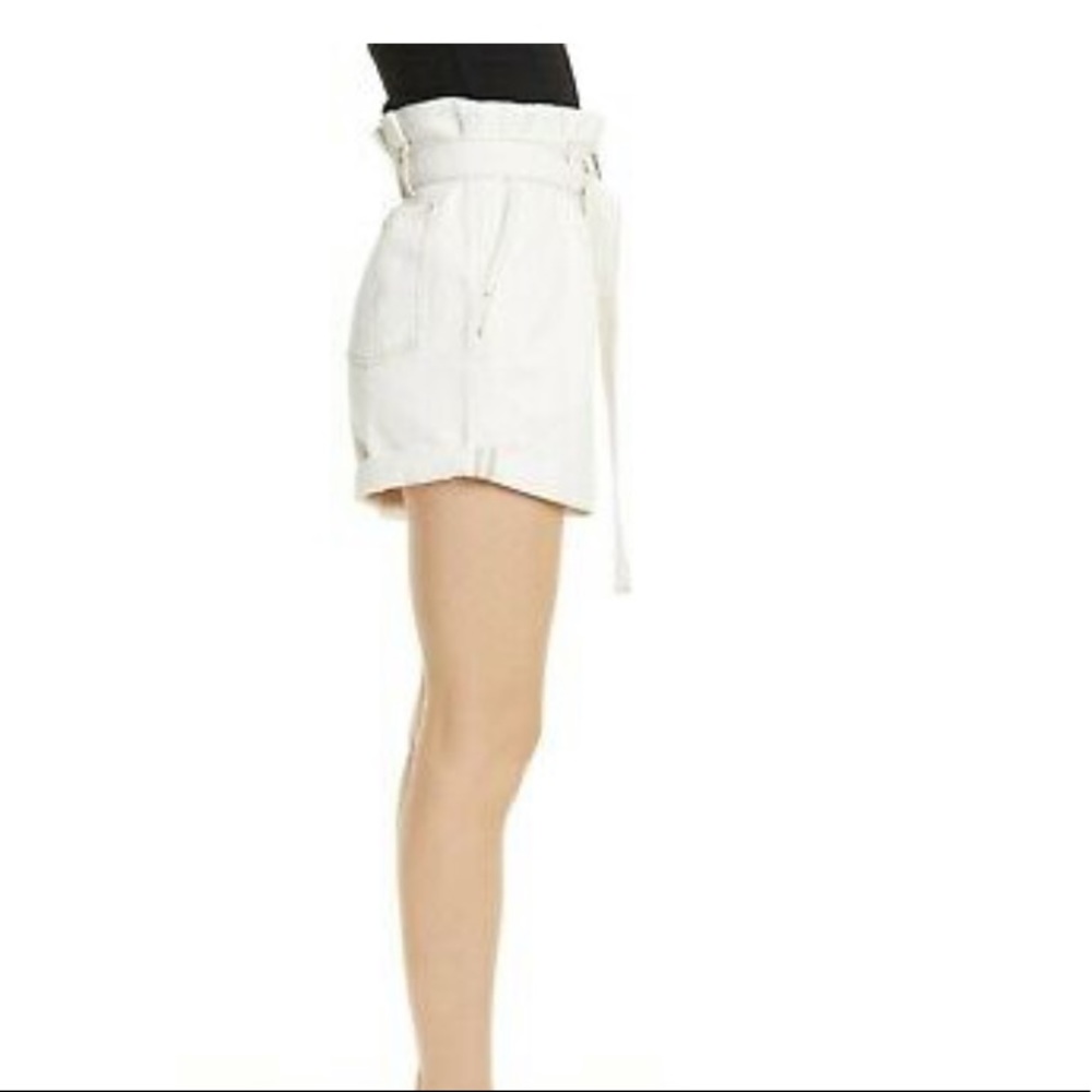 FREE PEOPLE Jean ecru shorts - Picture 6 of 7